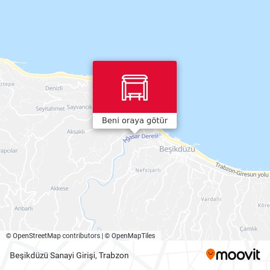 Beşikdüzü Sanayi Girişi harita