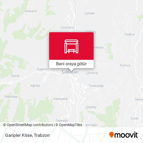 Garipler Köse harita