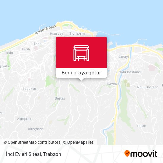 İnci Evleri Sitesi harita