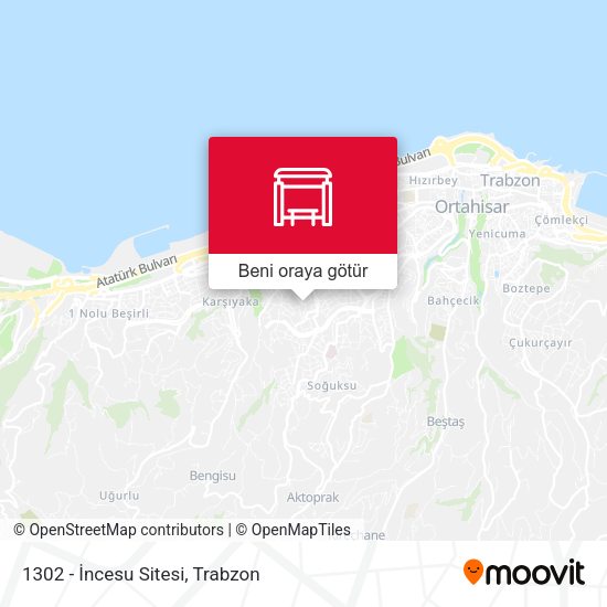 1302 - İncesu Sitesi harita