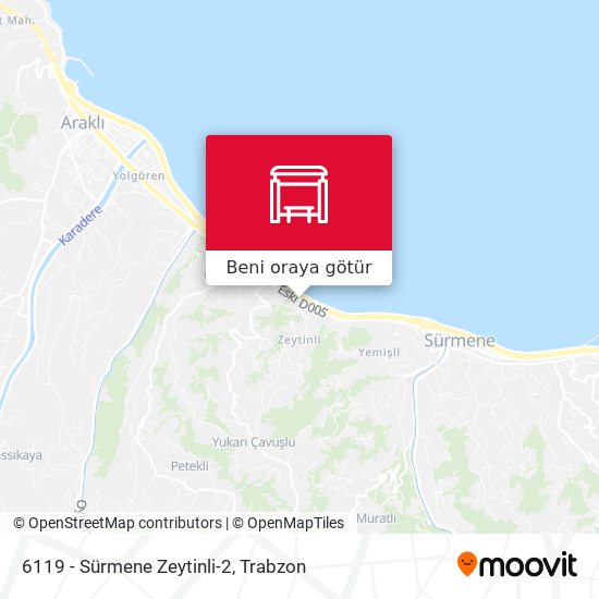 6119 - Sürmene Zeytinli-2 harita