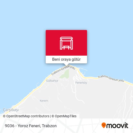 9036 - Yoroz Feneri harita