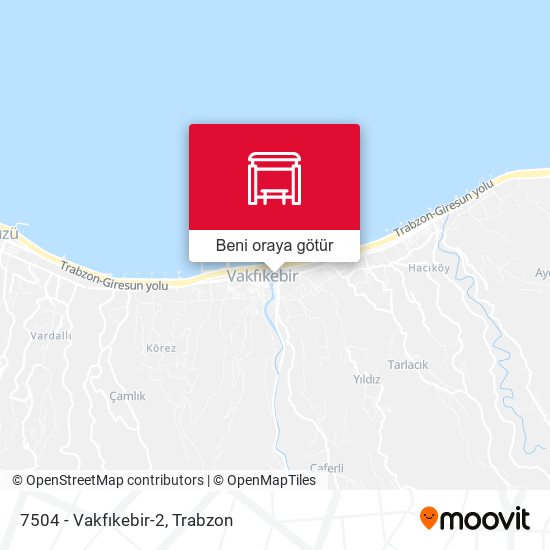 7504 - Vakfıkebir-2 harita