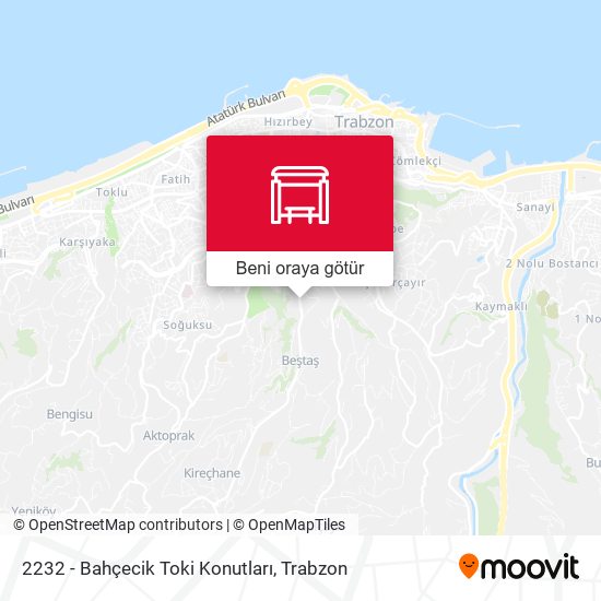 2232 - Bahçecik Toki Konutları harita