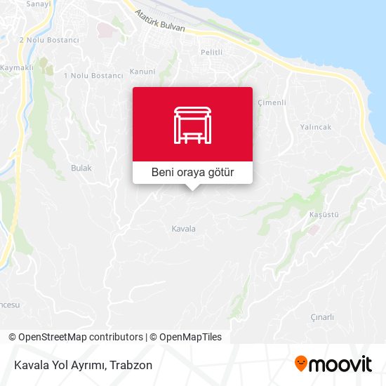 Kavala Yol Ayrımı harita