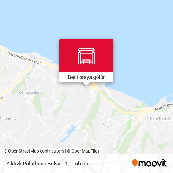 Yıldızlı Pulathane Bulvarı-1 harita