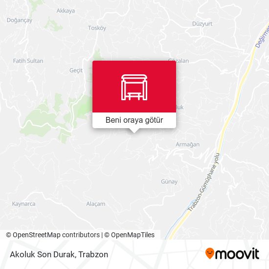 Akoluk Son Durak harita