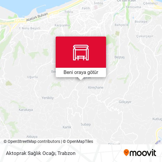 Aktoprak Sağlık Ocağı harita