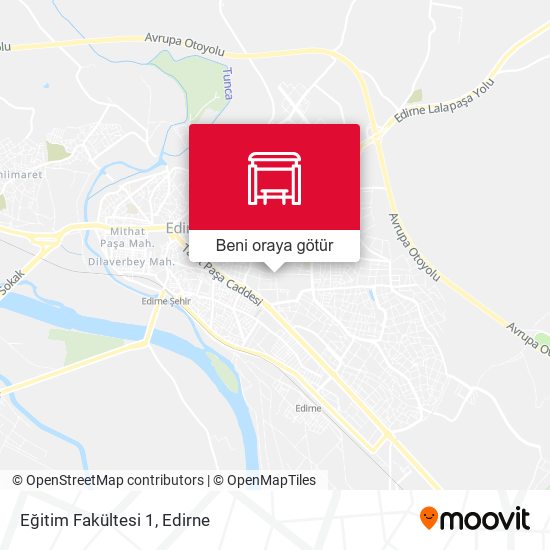 Eğitim Fakültesi 1 harita