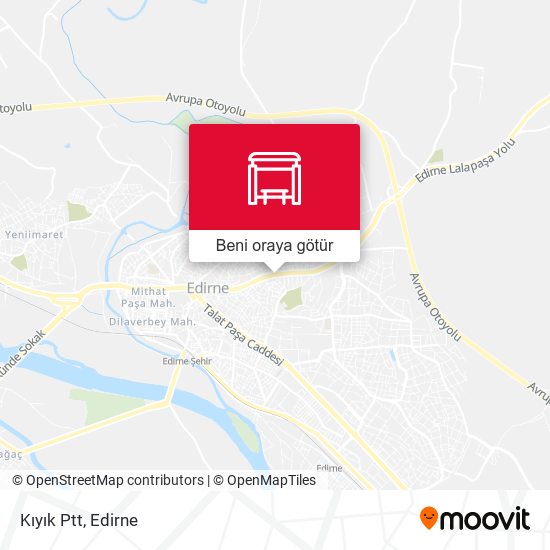Kıyık Ptt harita