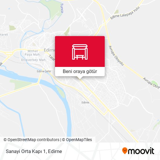 Sanayi Orta Kapı 1 harita