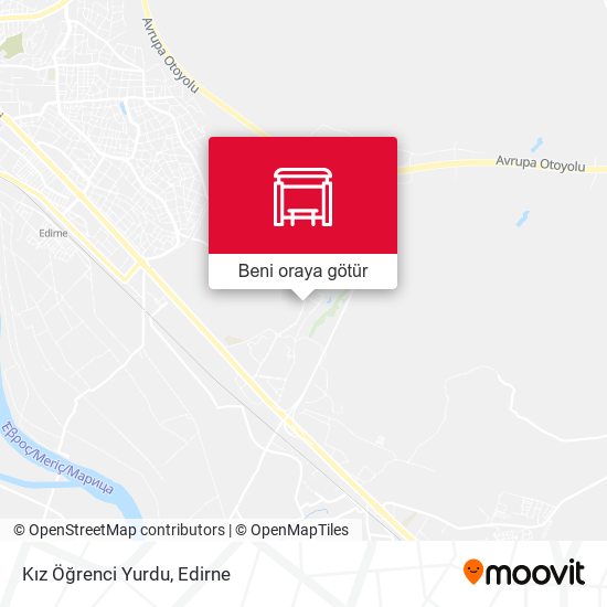 Kız Öğrenci Yurdu harita