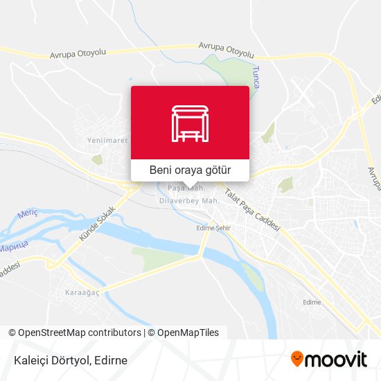 Kaleiçi Dörtyol harita