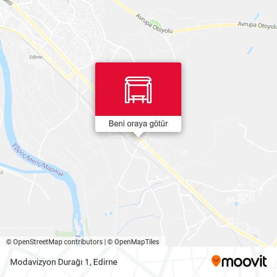 Modavizyon Durağı 1 harita