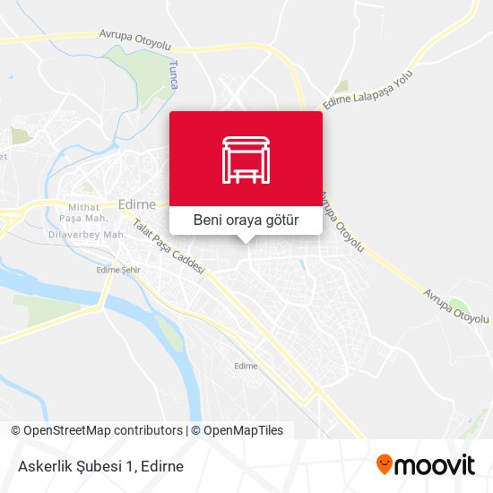 Askerlik Şubesi 1 harita