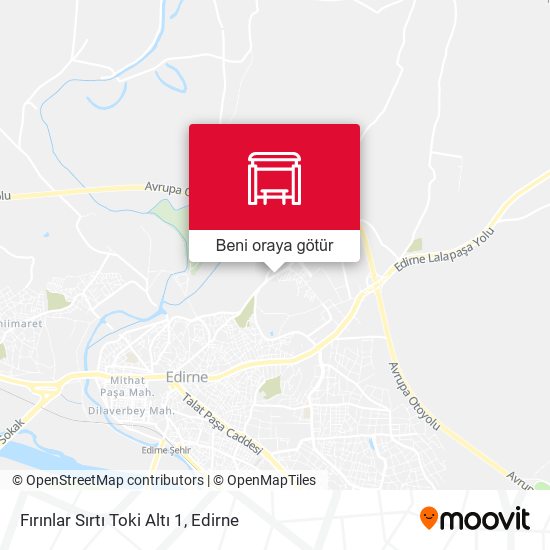 Fırınlar Sırtı Toki Altı 1 harita