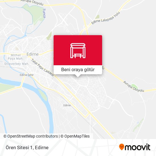 Ören Sitesi 1 harita