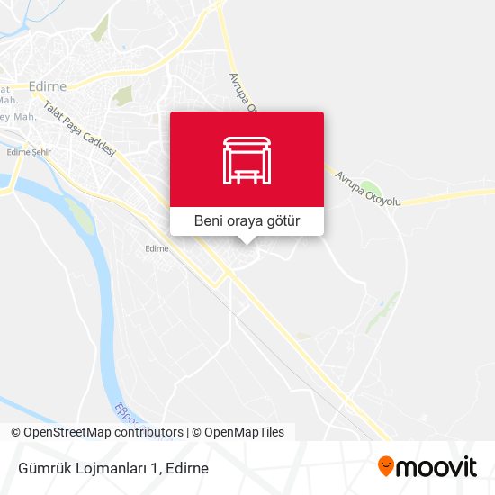 Gümrük Lojmanları 1 harita