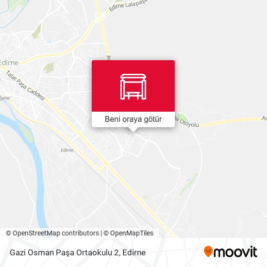 Gazi Osman Paşa Ortaokulu 2 harita