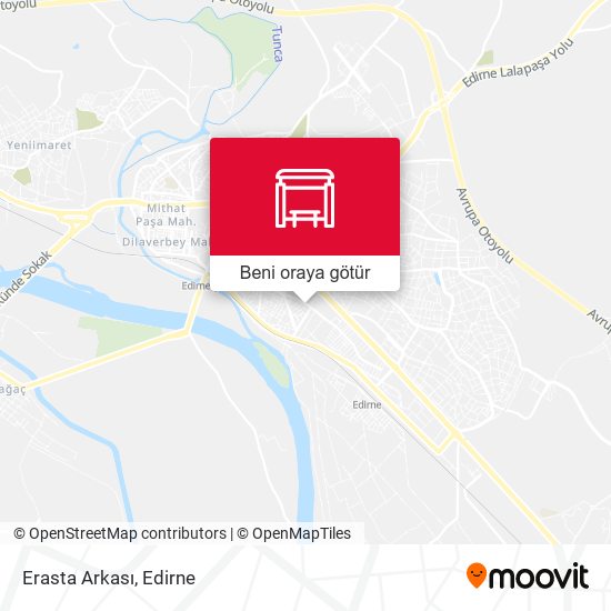 Erasta Arkası harita