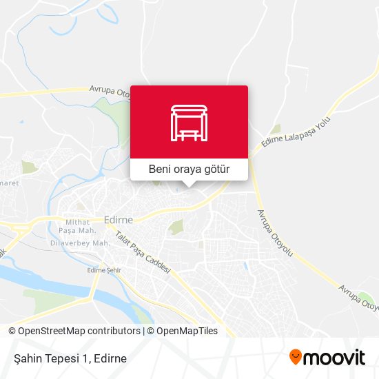Şahin Tepesi 1 harita
