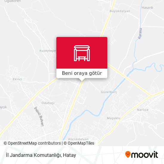 İl Jandarma Komutanlığı harita