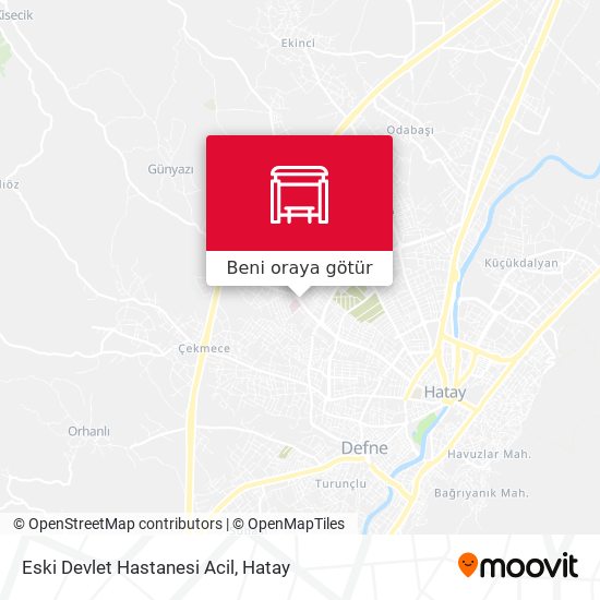 Eski Devlet Hastanesi Acil harita