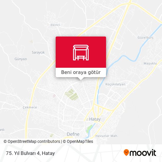 75. Yıl Bulvarı 4 harita