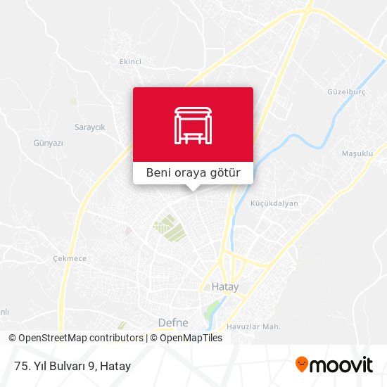 75. Yıl Bulvarı 9 harita
