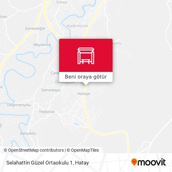 Selahattin Güzel Ortaokulu 1 harita
