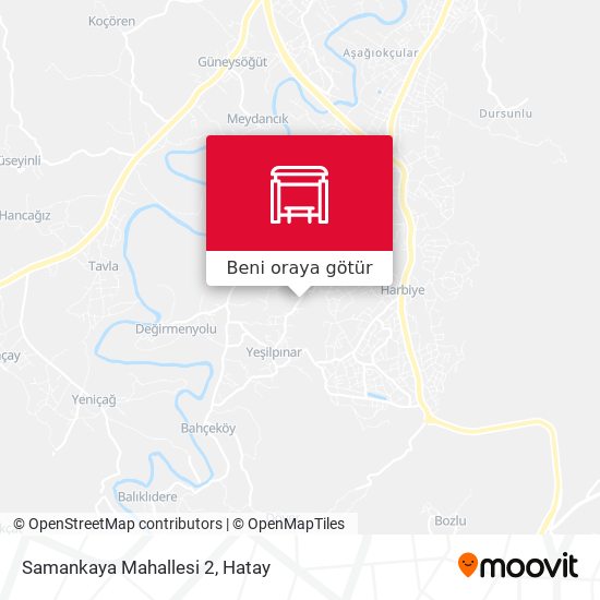 Samankaya Mahallesi 2 harita