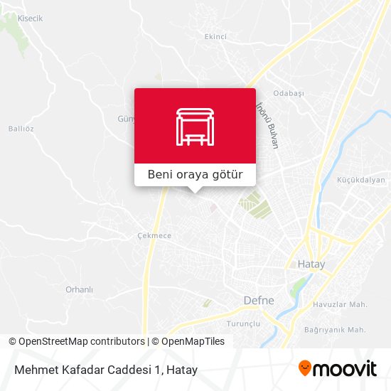 Mehmet Kafadar Caddesi 1 harita