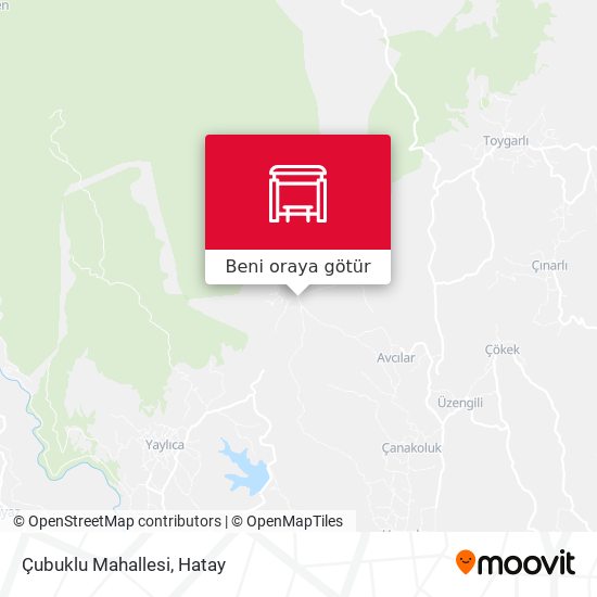 Çubuklu Mahallesi harita