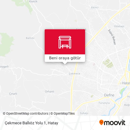 Çekmece Ballıöz Yolu 1 harita