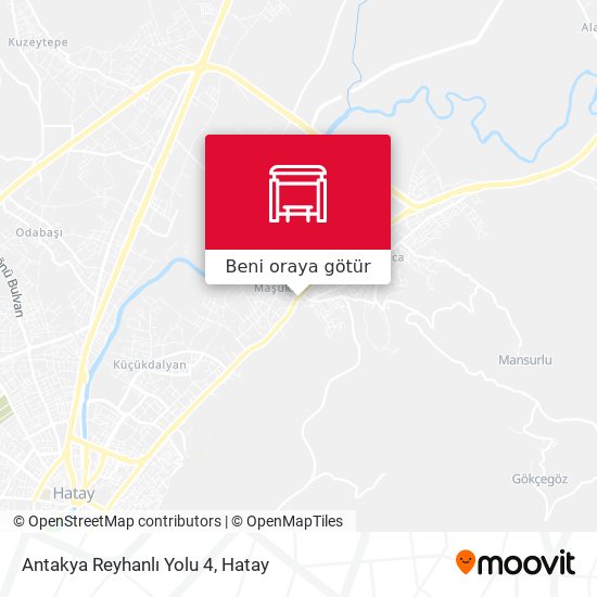 Antakya Reyhanlı Yolu 4 harita