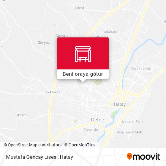 Mustafa Gencay Lisesi harita