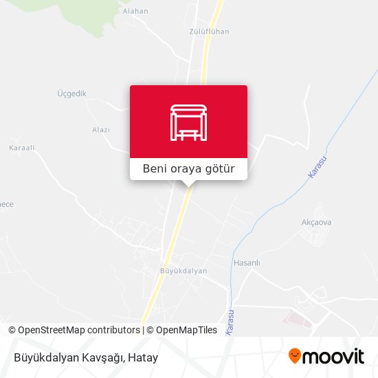 Büyükdalyan Kavşağı harita
