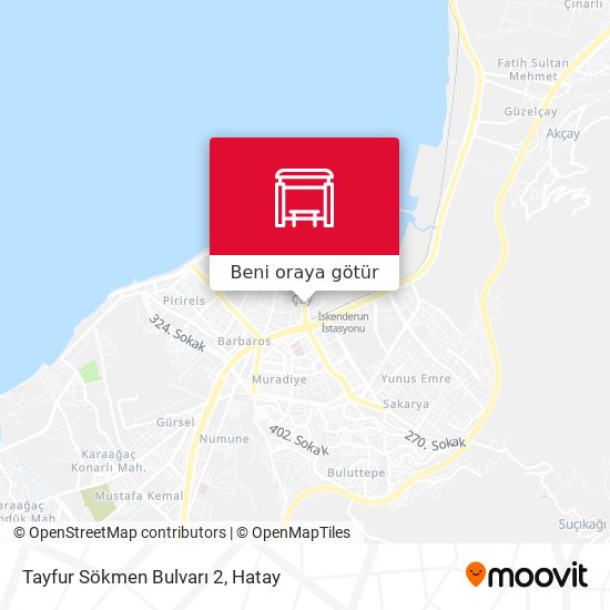 Tayfur Sökmen Bulvarı 2 harita