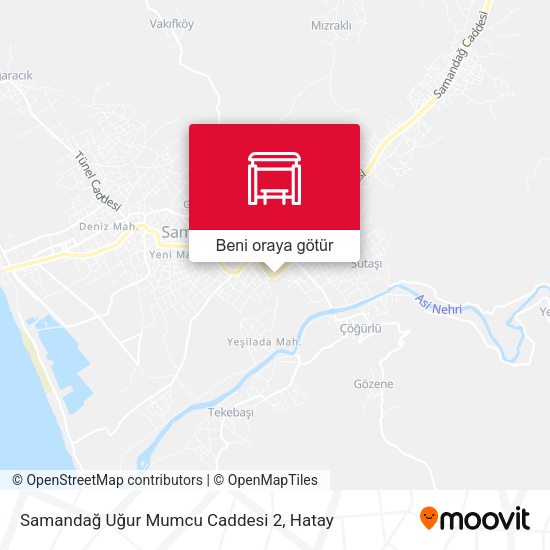 Samandağ Uğur Mumcu Caddesi 2 harita