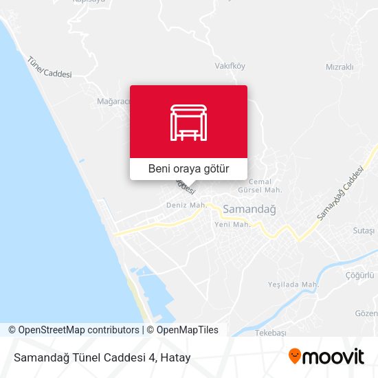 Samandağ Tünel Caddesi 4 harita