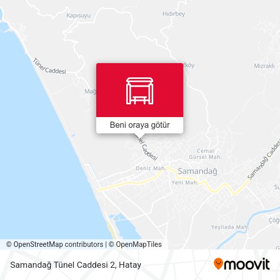 Samandağ Tünel Caddesi 2 harita