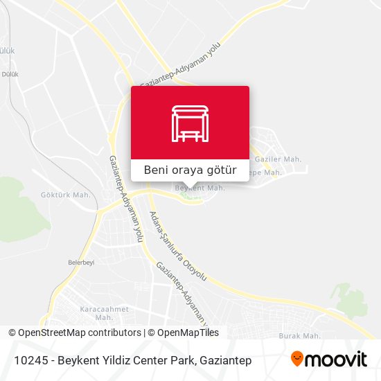 10245 - Beykent Yildiz Center Park harita