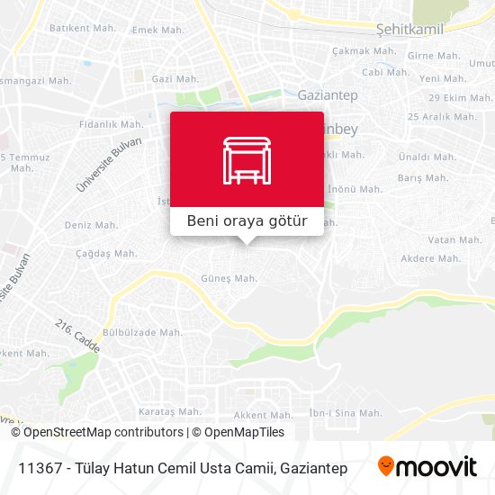 11367 - Tülay Hatun Cemil Usta Camii harita