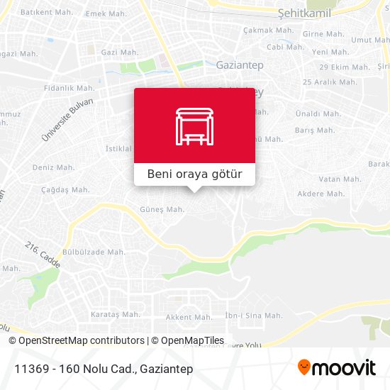 11369 - 160 Nolu Cad. harita