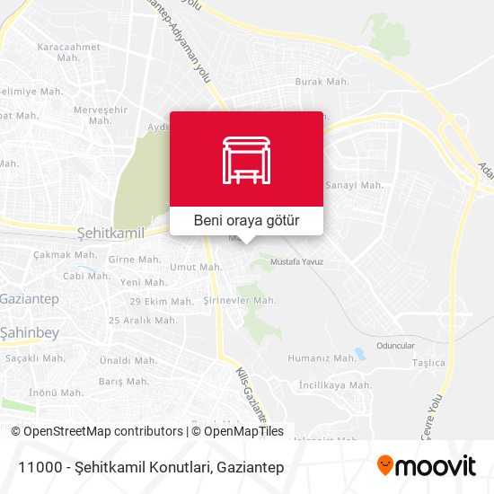 11000 - Şehitkamil Konutlari harita