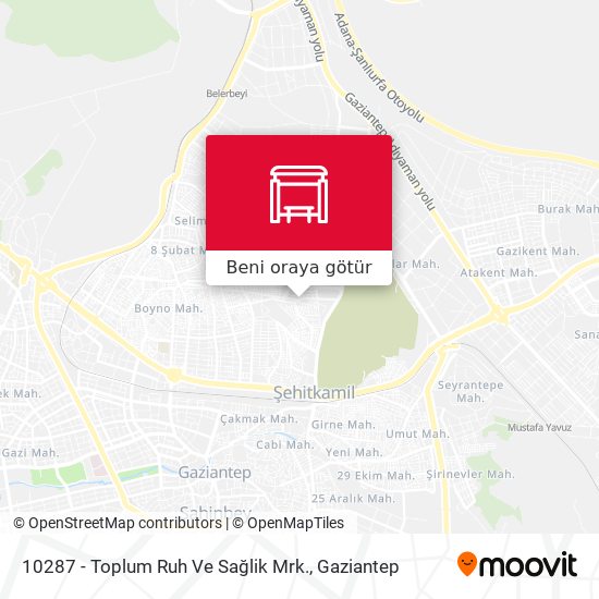 10287 - Toplum Ruh Ve Sağlik Mrk. harita