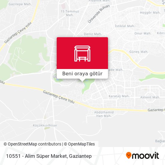 10551 - Alim Süper Market harita