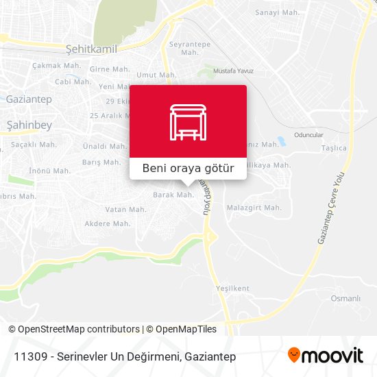 11309 - Serinevler Un Değirmeni harita