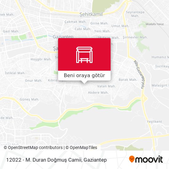 12022 - M. Duran Doğmuş Camii harita