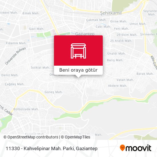 11330 - Kahvelipinar Mah. Parki harita